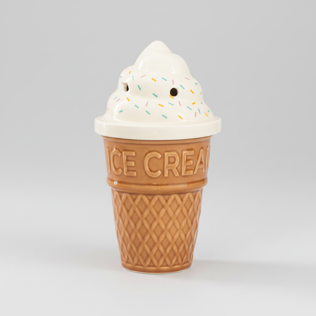 Quemador de aceite en forma de cono de helado