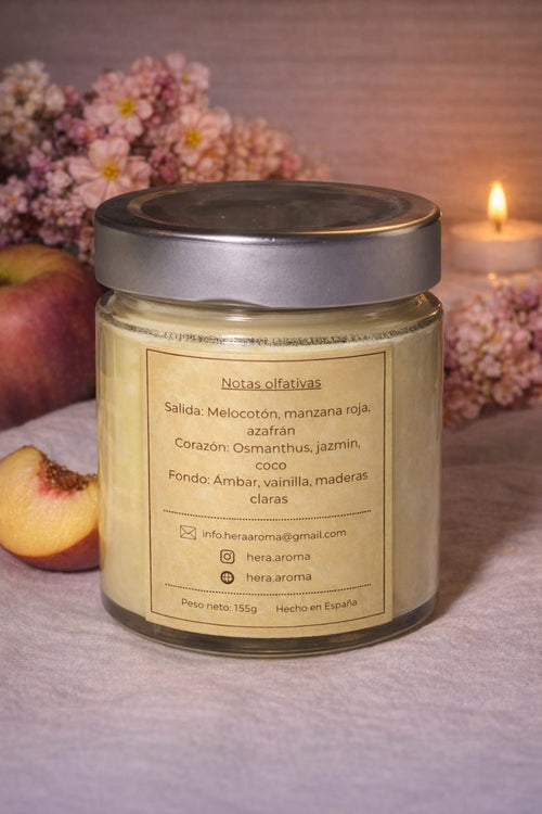 Peach Aura – Hëra Scented Candle