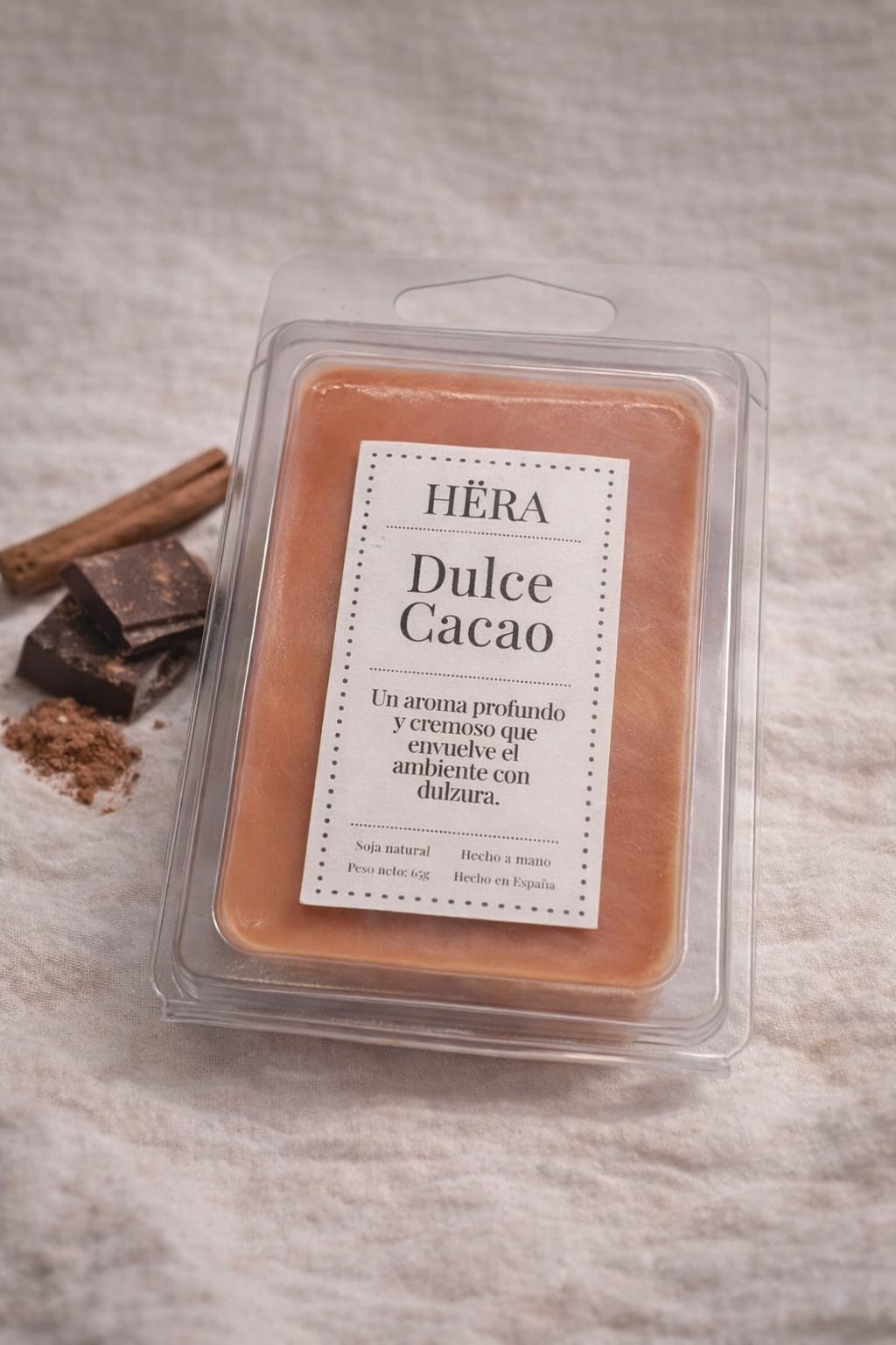 Dulce Cacao – Wax Melt de Cera de Soja | Chocolate, Cacao y Vainilla