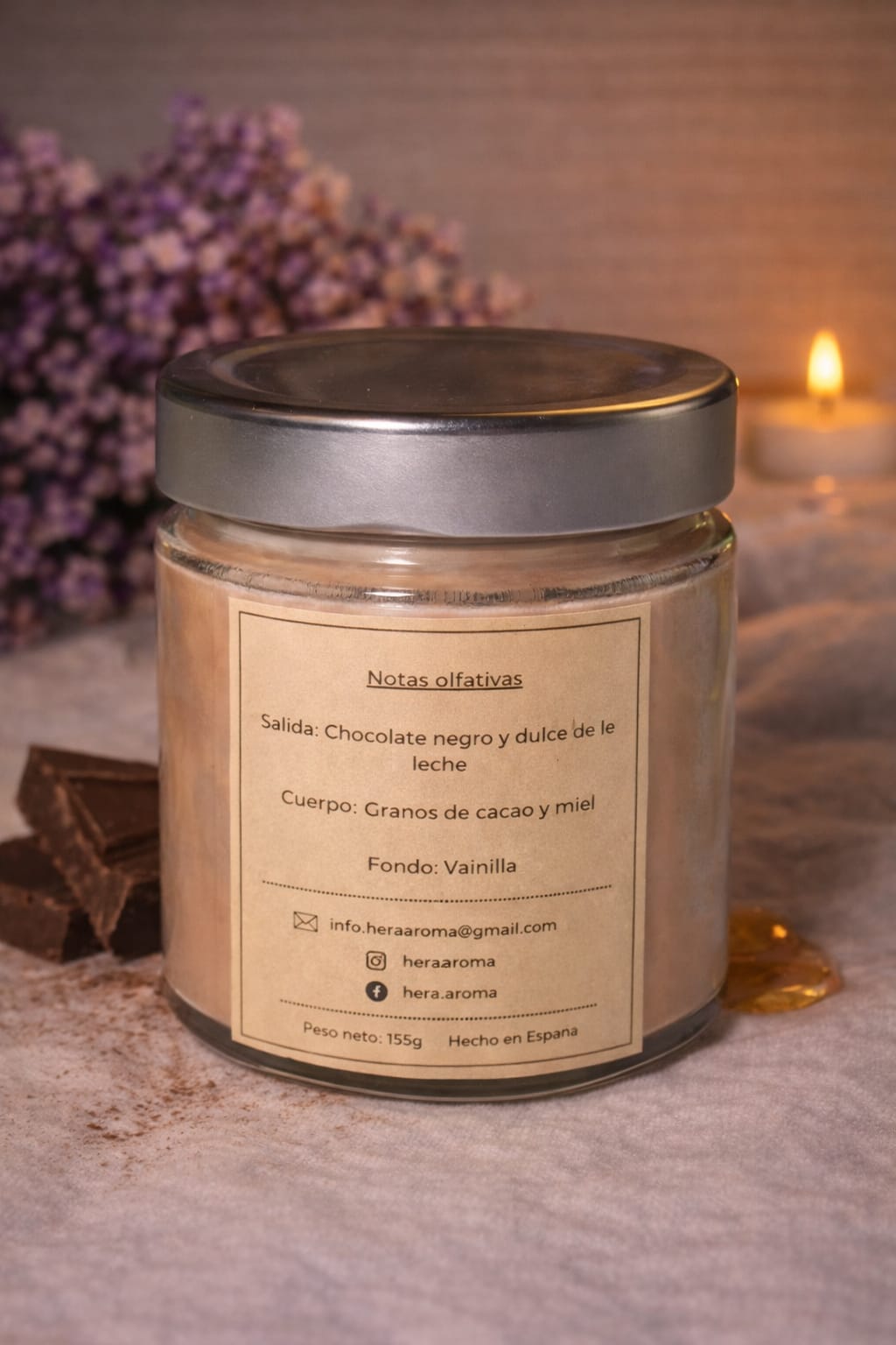 Sweet Cocoa – Hëra Scented Candle